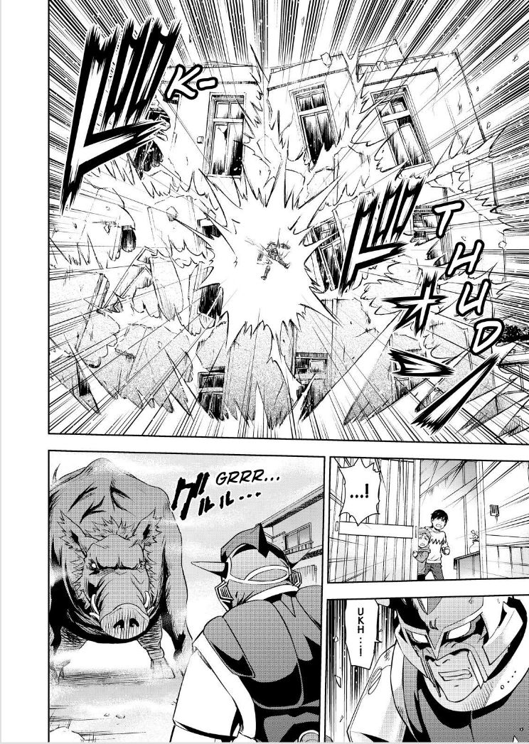 Action Kamen Chapter 12 page 10 - Chapter 12 : The Monster Mask And the Monster