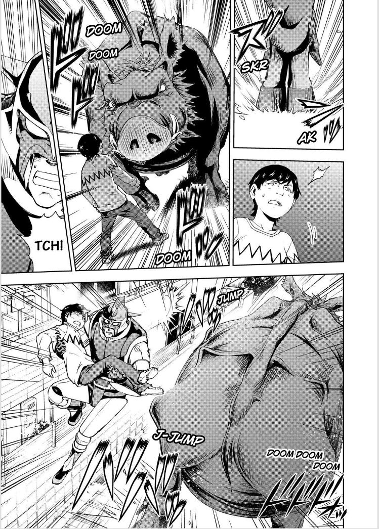 Action Kamen Chapter 12 page 15 - Chapter 12 : The Monster Mask And the Monster