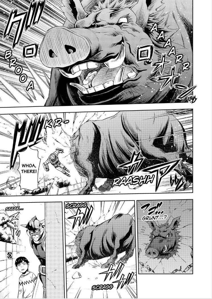 Action Kamen Chapter 12 page 17 - Chapter 12 : The Monster Mask And the Monster