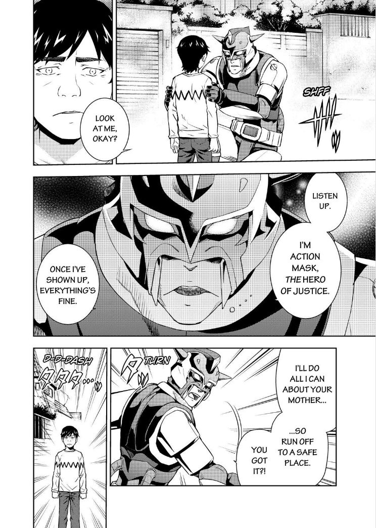 Action Kamen Chapter 12 page 18 - Chapter 12 : The Monster Mask And the Monster