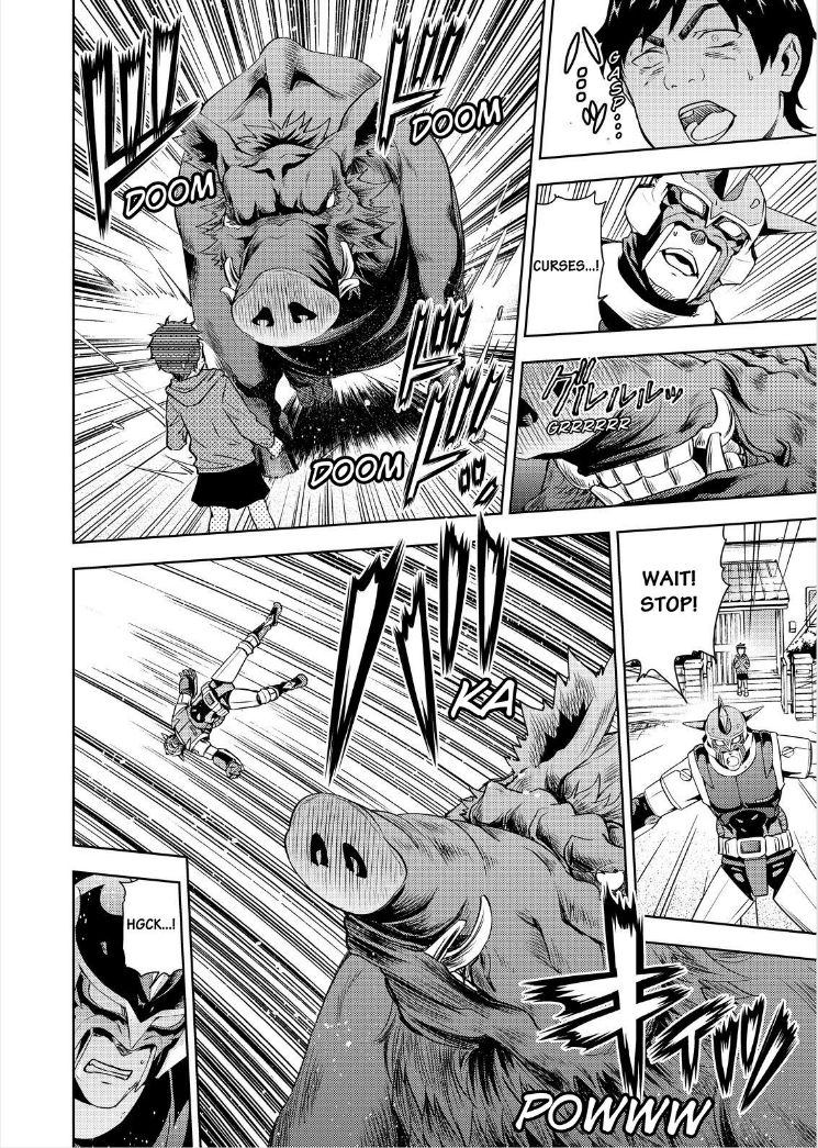 Action Kamen Chapter 12 page 20 - Chapter 12 : The Monster Mask And the Monster