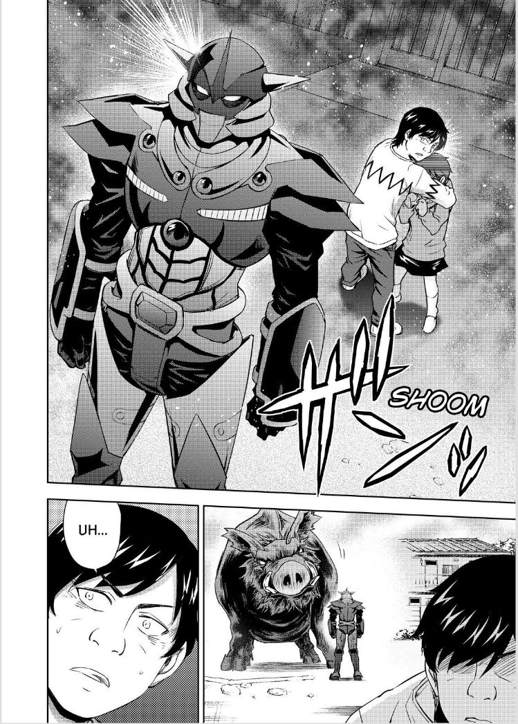 Action Kamen Chapter 12 page 32 - Chapter 12 : The Monster Mask And the Monster