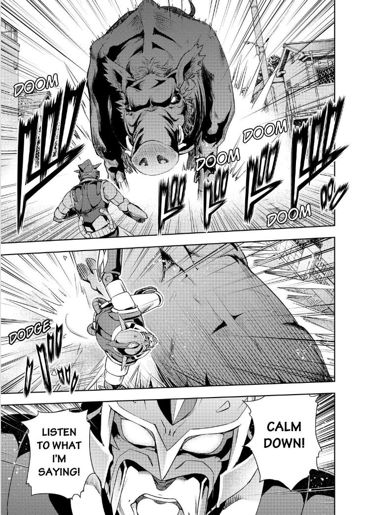 Action Kamen Chapter 12 page 5 - Chapter 12 : The Monster Mask And the Monster