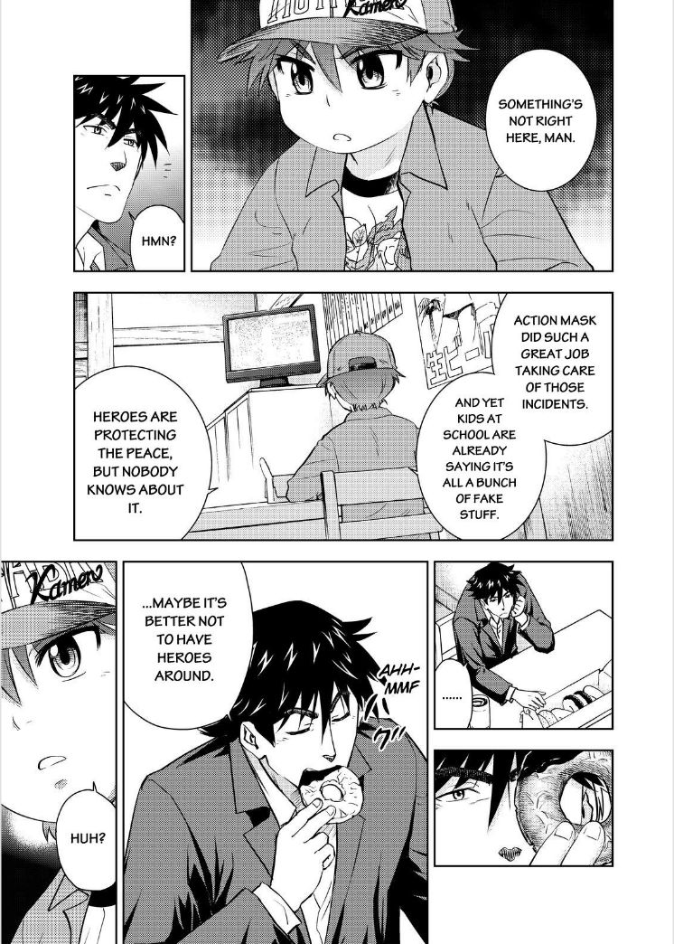 Action Kamen Chapter 13 page 22 - Chapter 13 : The Dark Masks True Identity