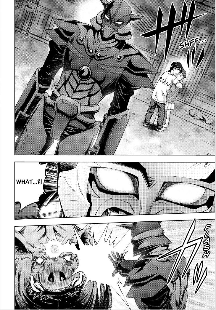 Action Kamen Chapter 13 page 3 - Chapter 13 : The Dark Masks True Identity