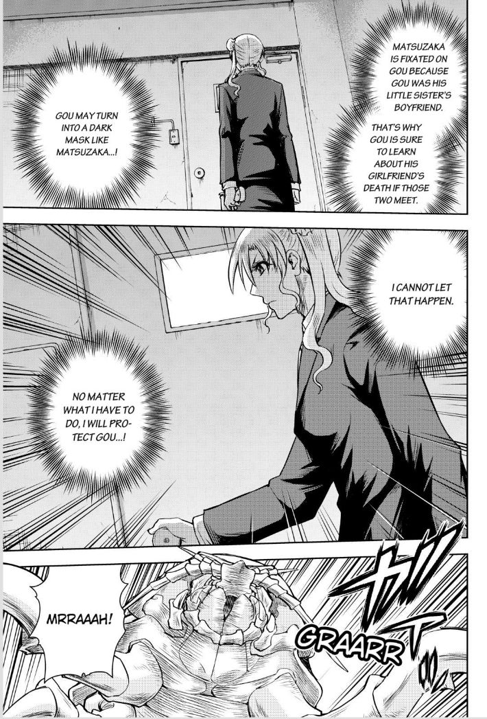 Action Kamen Chapter 15 page 22 - Chapter 15 : Mimiko's Resolve