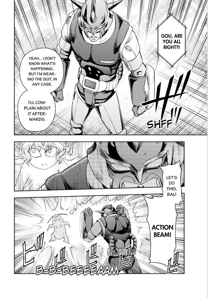Action Kamen Chapter 15 page 33 - Chapter 15 : Mimiko's Resolve