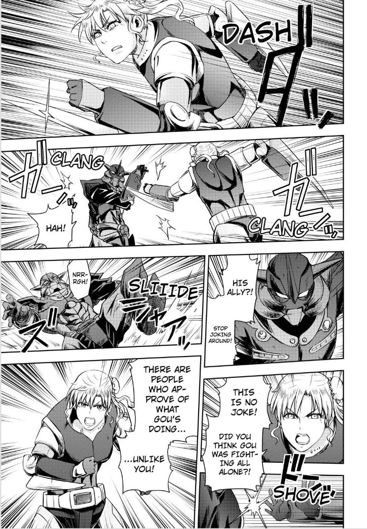 Action Kamen Chapter 15 page 34 - Chapter 15 : Mimiko's Resolve