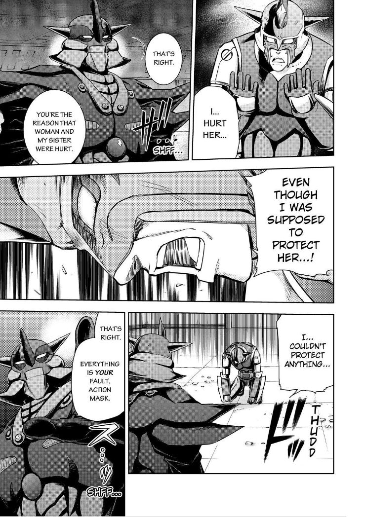 Action Kamen Chapter 17 page 22 - Chapter 17 : The Two Women