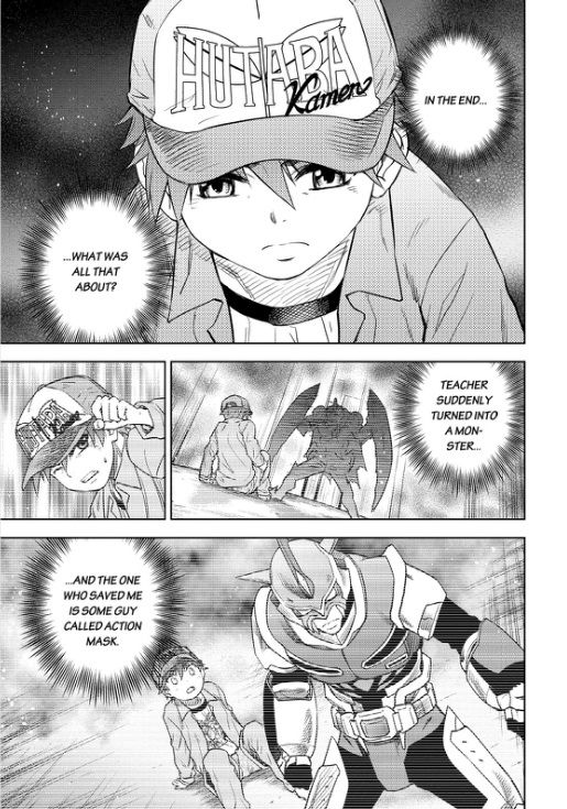 Action Kamen Chapter 2 page 11 - Chapter 2 : A Black Flame