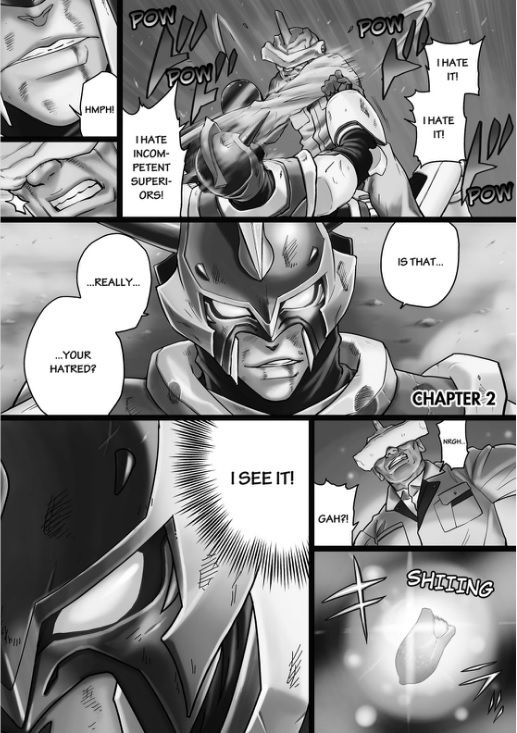 Action Kamen Chapter 2 page 2 - Chapter 2 : A Black Flame