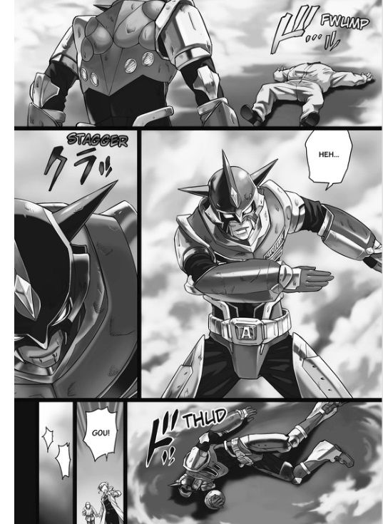 Action Kamen Chapter 2 page 4 - Chapter 2 : A Black Flame