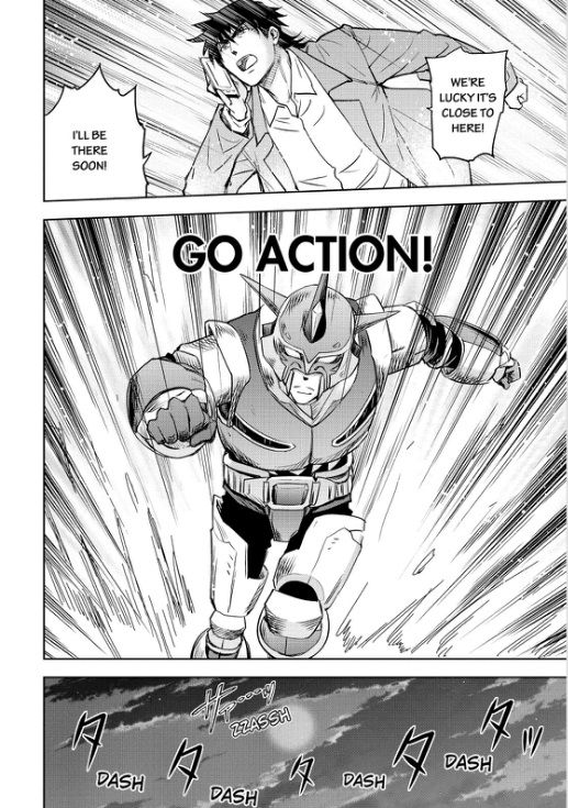 Action Kamen Chapter 4 page 15 - Chapter 4 : The False Mask