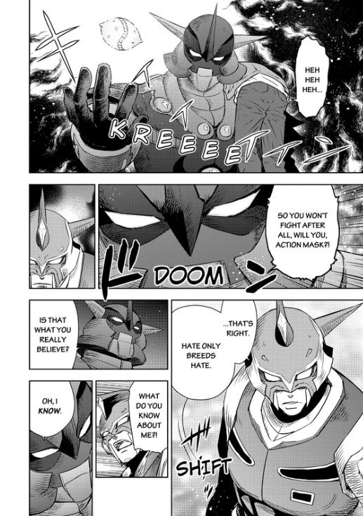 Action Kamen Chapter 4 page 35 - Chapter 4 : The False Mask