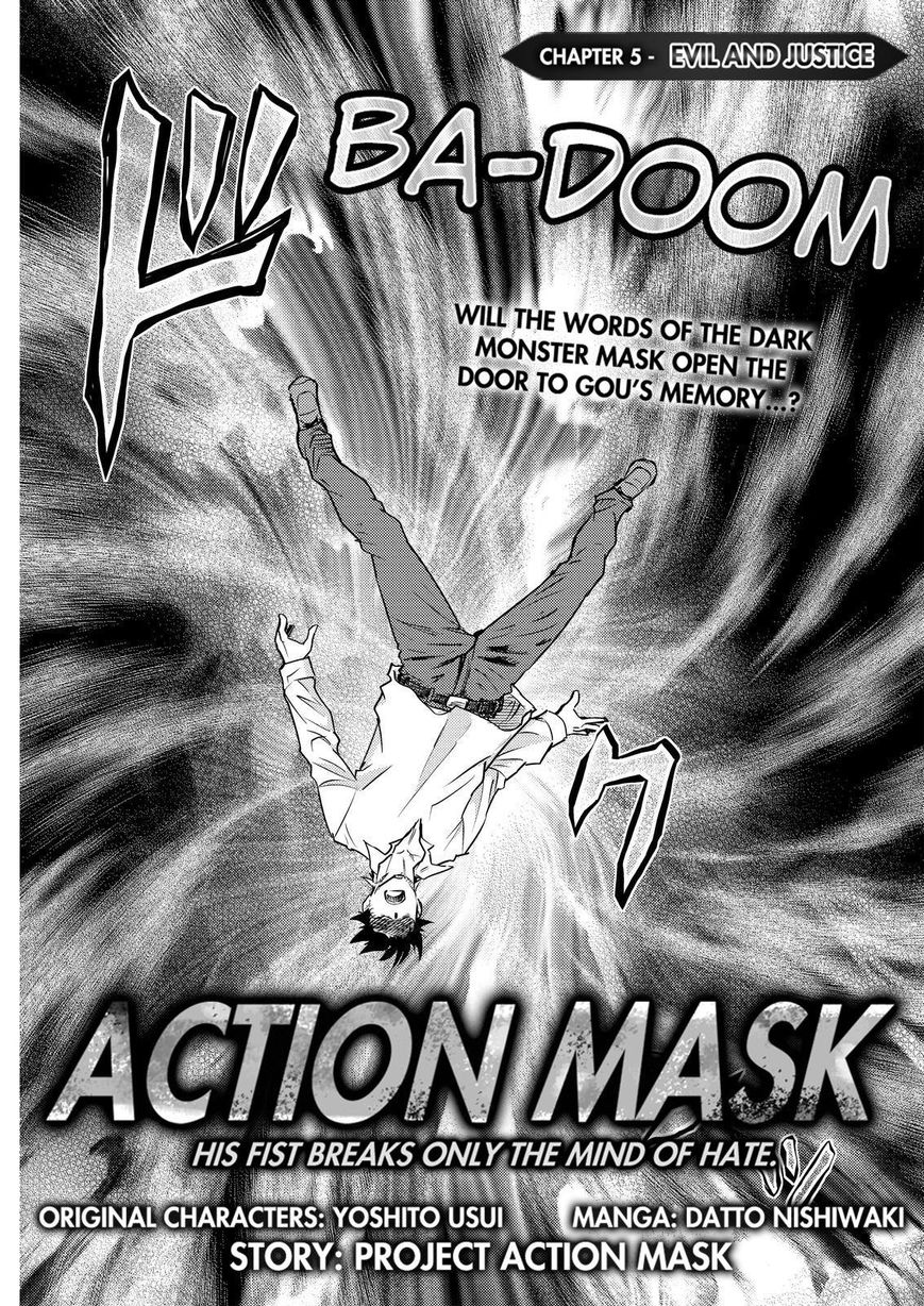 Action Kamen Chapter 5 page 2 - Chapter 5 : Evil and Justice