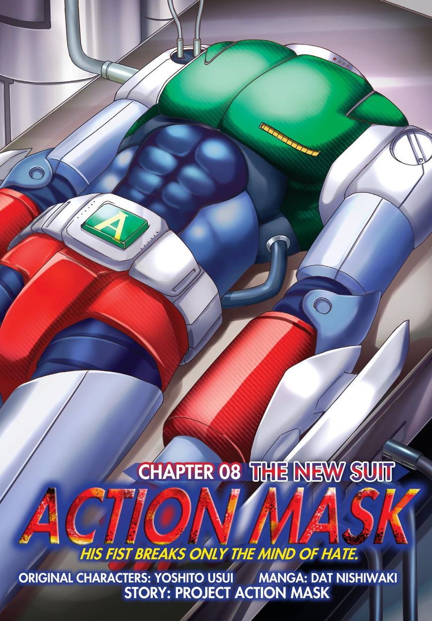 Action Kamen Chapter 8 page 3 - Chapter 8 : The New Suit