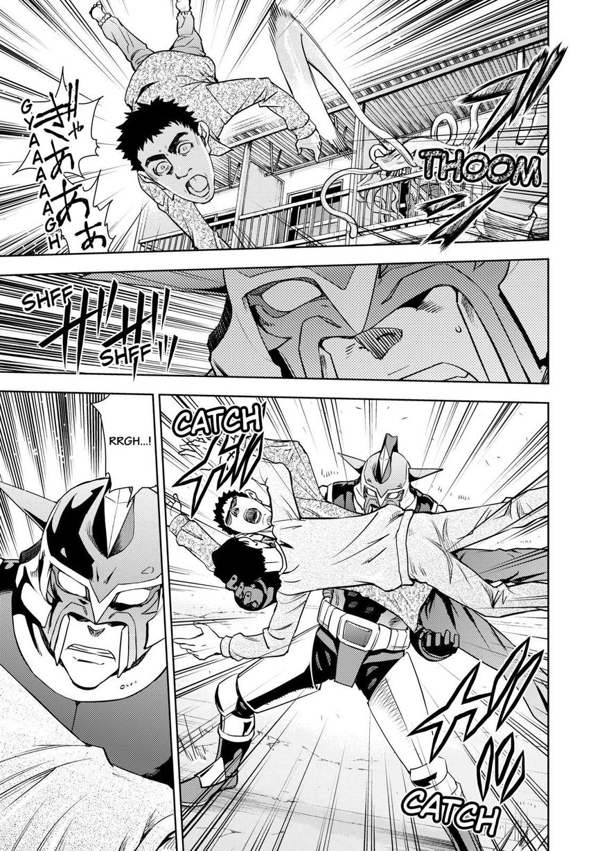 Action Kamen Chapter 9 page 11 - Chapter 9 : The Monster Mask Outbreak Incident