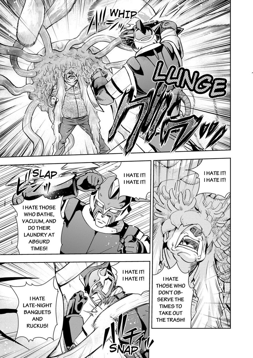 Action Kamen Chapter 9 page 17 - Chapter 9 : The Monster Mask Outbreak Incident