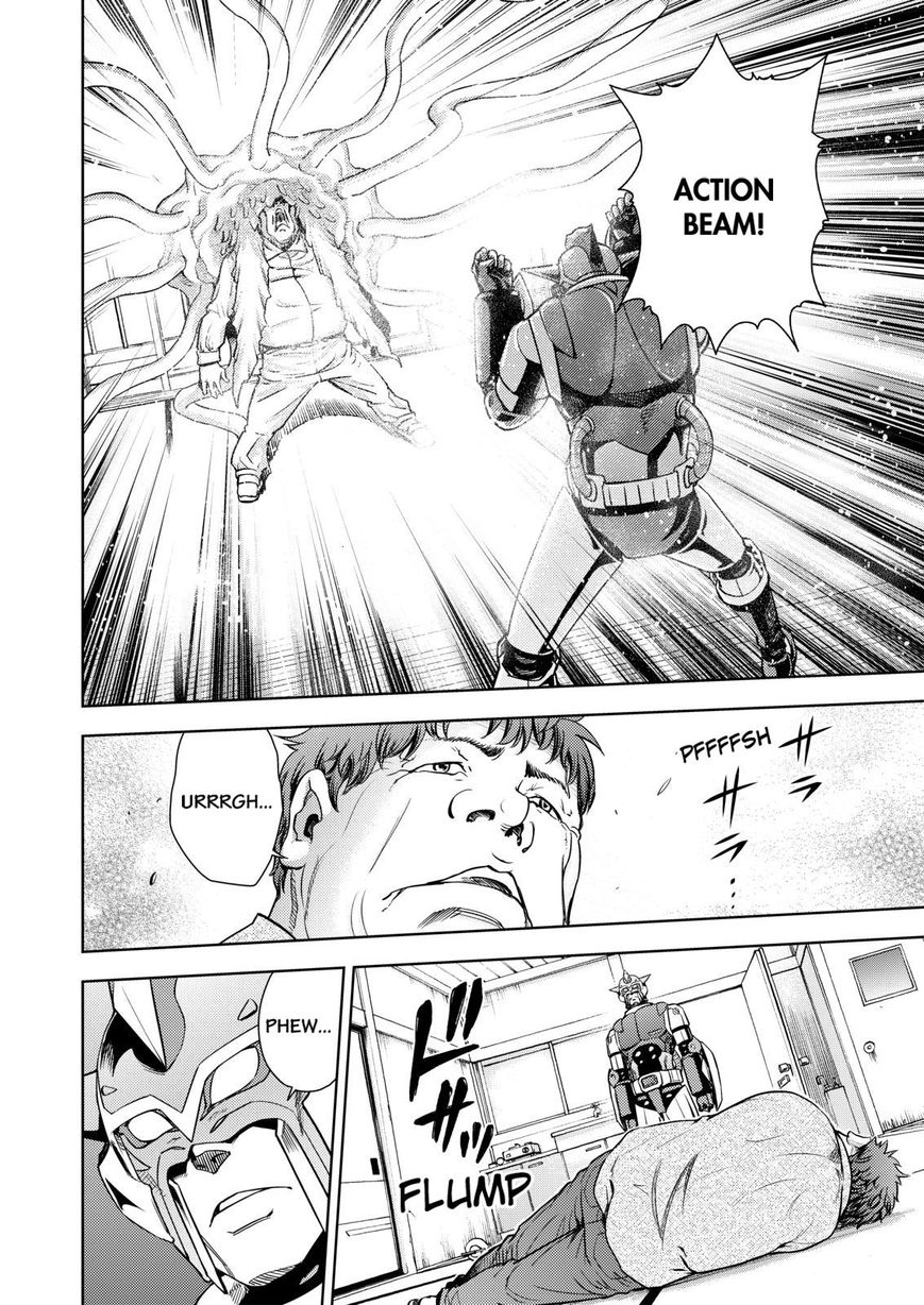 Action Kamen Chapter 9 page 22 - Chapter 9 : The Monster Mask Outbreak Incident