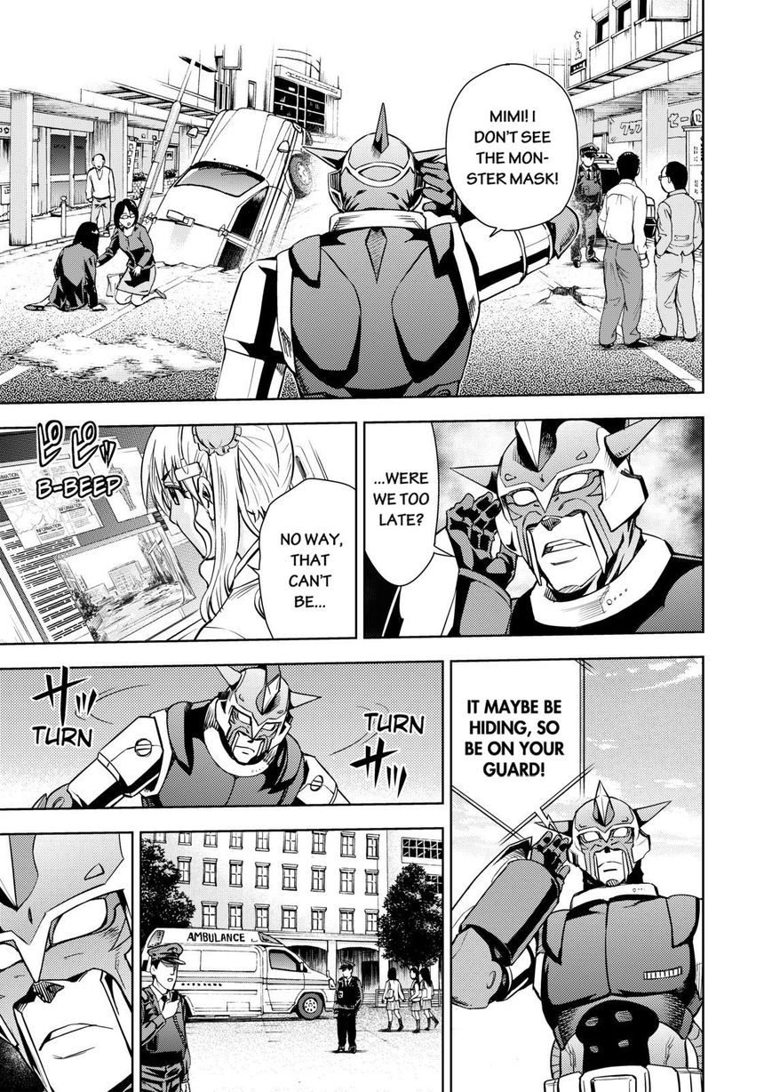 Action Kamen Chapter 9 page 25 - Chapter 9 : The Monster Mask Outbreak Incident