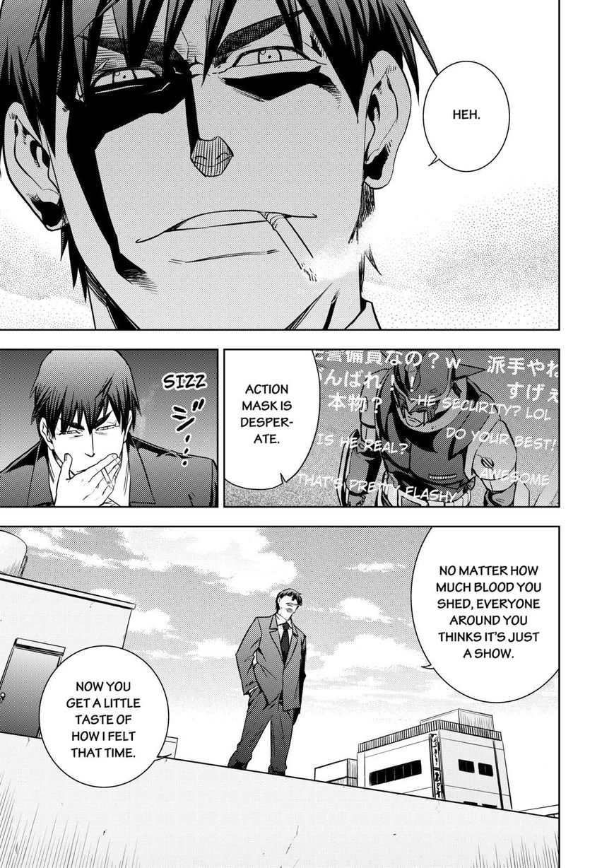 Action Kamen Chapter 9 page 35 - Chapter 9 : The Monster Mask Outbreak Incident
