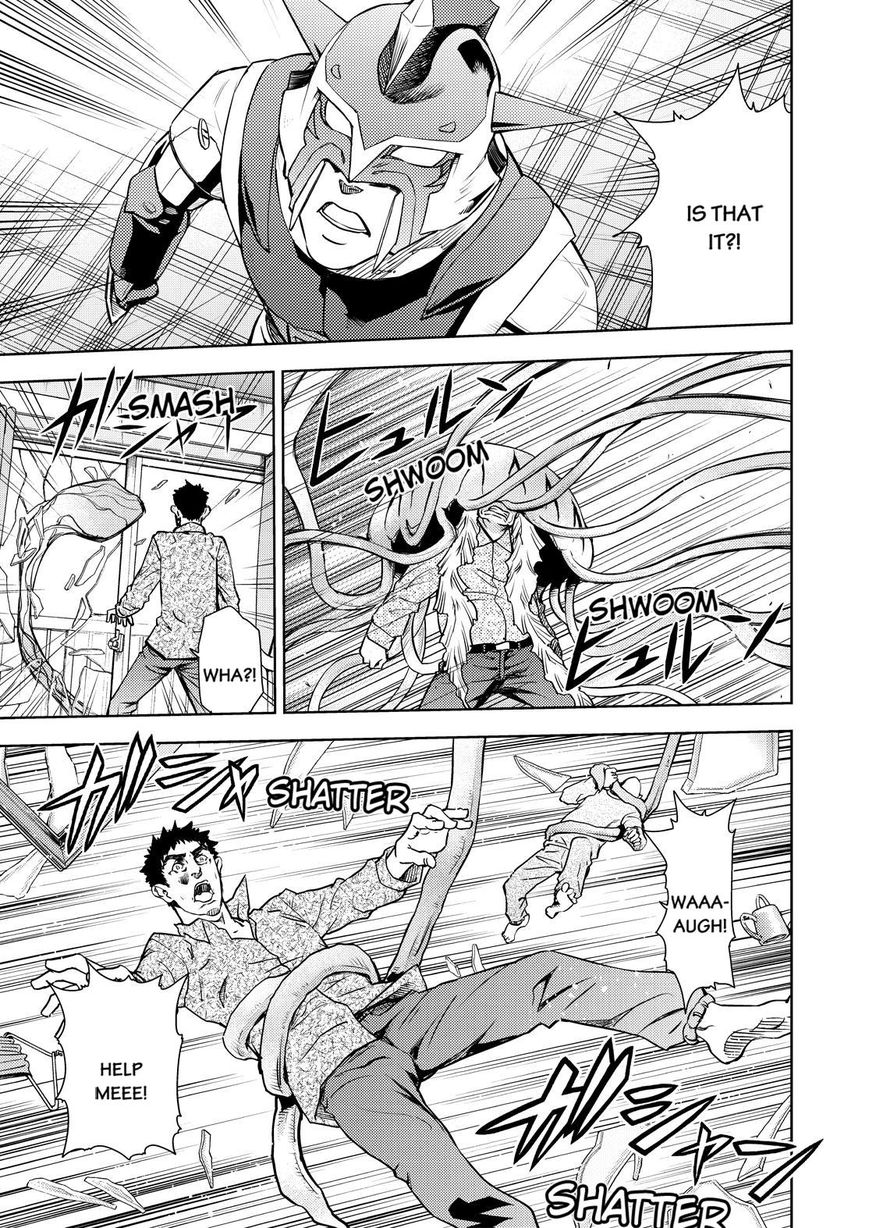 Action Kamen Chapter 9 page 9 - Chapter 9 : The Monster Mask Outbreak Incident