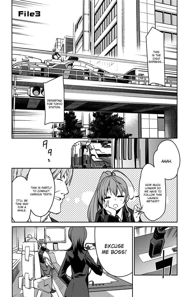 Active Raid: Kidou Kyoushuushitsu Dai Hachigakari Chapter 3 page 1 - Chapter 3: File 3
