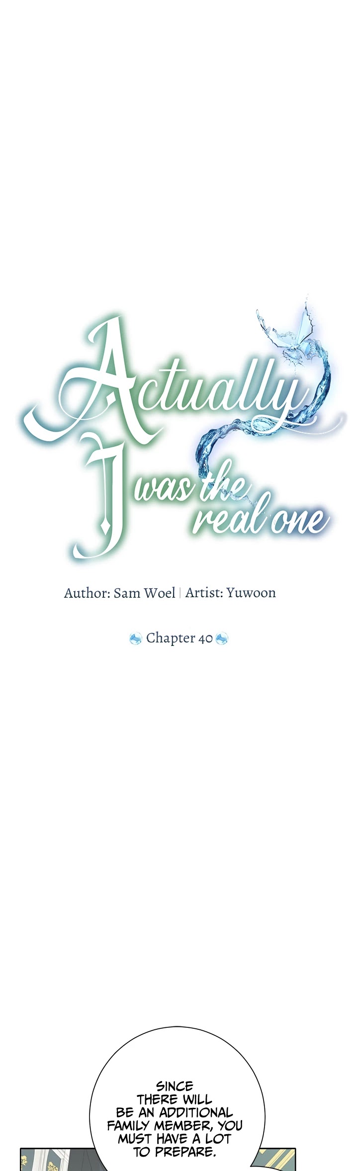 Actually, I Was the Real One Chapter 40 page 1 - Chapter 40: End of Season 1