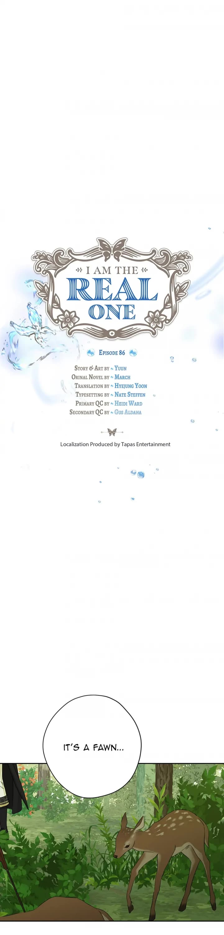 Actually, I Was the Real One Chapter 86 page 1 - Chapter 86: The Fawn