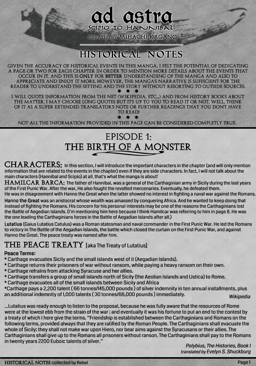 Ad Astra - Scipio to Hannibal Chapter 1 page 52 - Chapter 1 : The Birth of a Monster