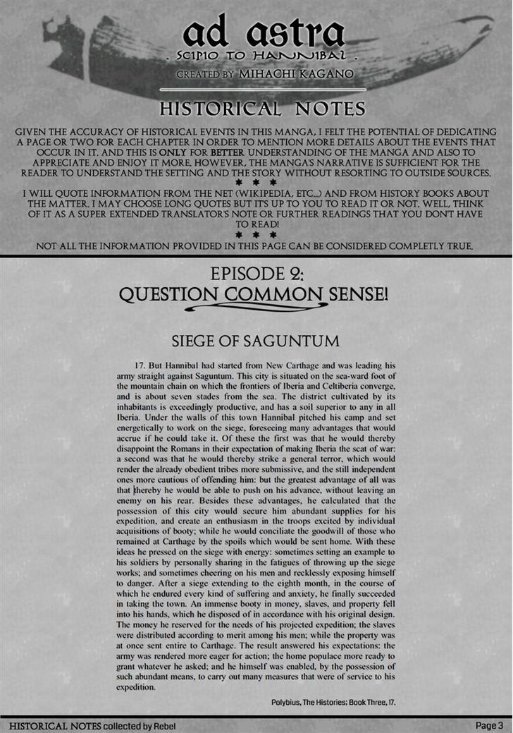 Ad Astra - Scipio to Hannibal Chapter 2 page 36 - Chapter 2 : Question Common Sense!