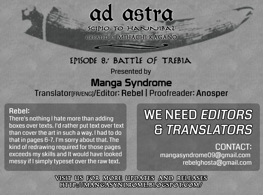 Ad Astra - Scipio to Hannibal Chapter 8 page 1 - Chapter 8 : Battle of Trebia