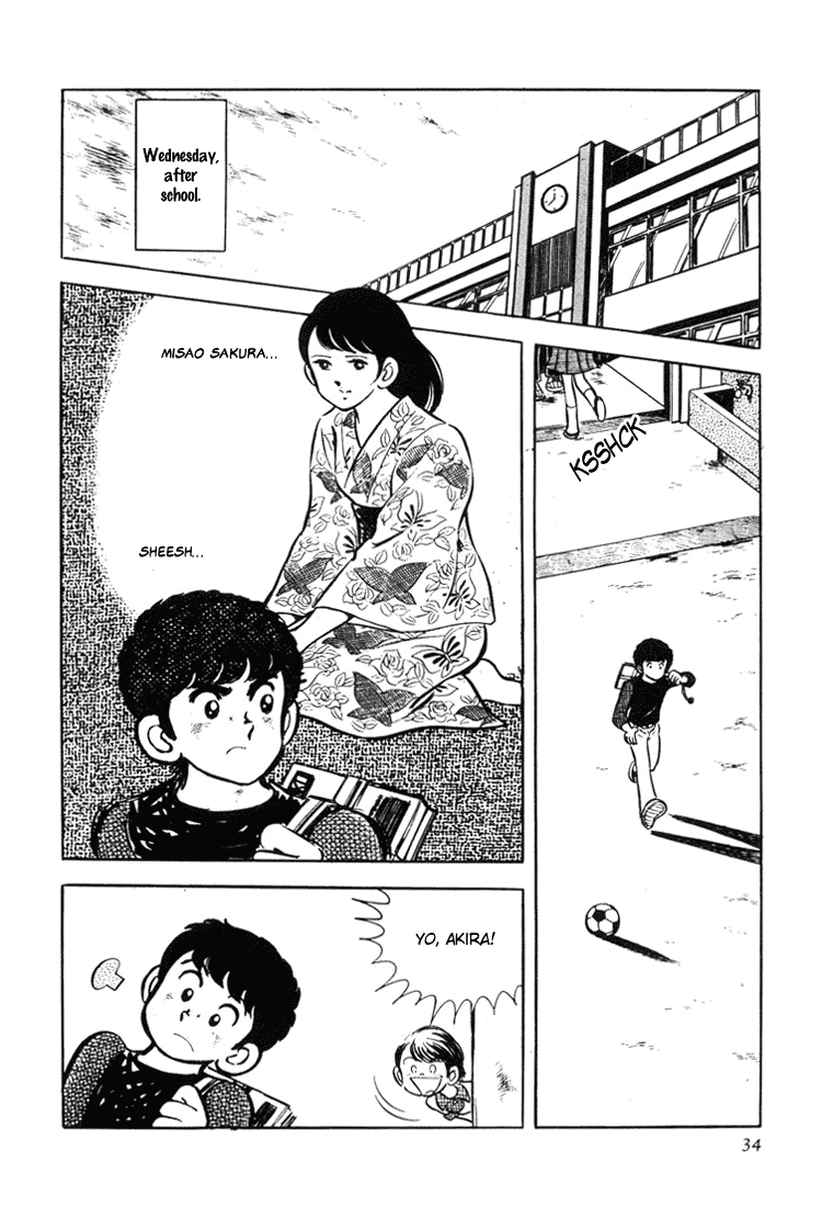 Adachi Mitsuru Shoki Kessakushuu Chapter 3.1-2 page 35 - Vol.3 Chapter 1 v2 : Ace of Hearts