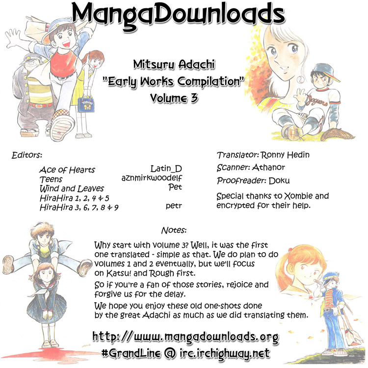 Adachi Mitsuru Shoki Kessakushuu Chapter 3.4-2 page 24 - Vol.3 Chapter 4 v2 : Hirara's Diaries Chapter 1