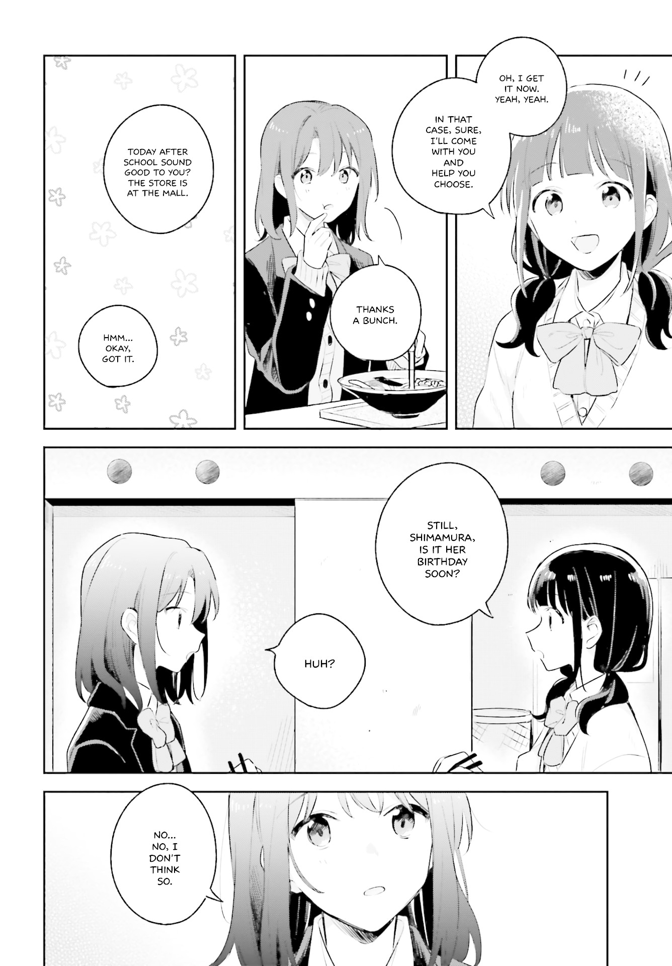 Adachi to Shimamura (Moke Yuzuhara) Chapter 11 page 12 - Chapter 11: Christmas Ongoing; Adachi's Thoughts