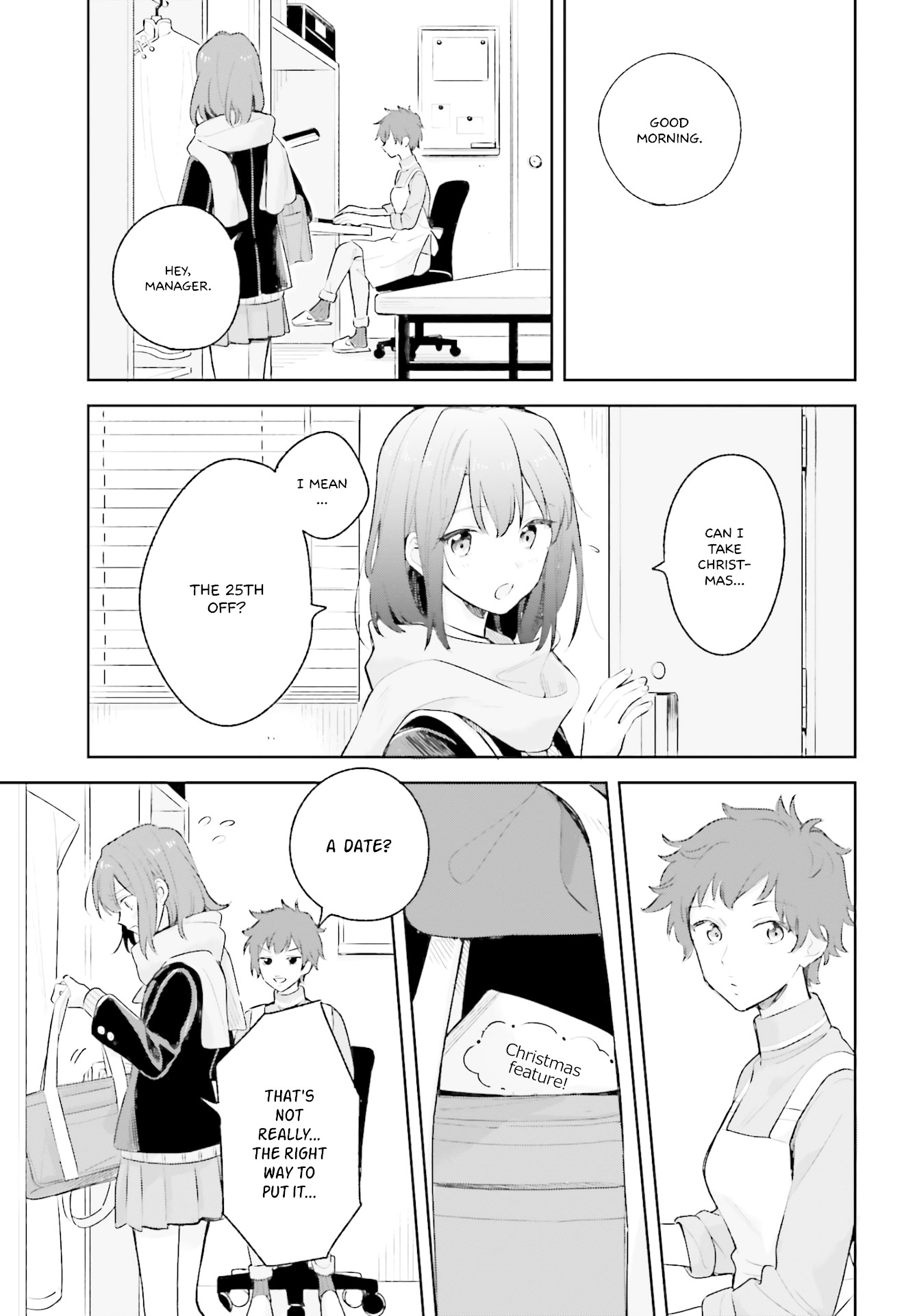 Adachi to Shimamura (Moke Yuzuhara) Chapter 11 page 3 - Chapter 11: Christmas Ongoing; Adachi's Thoughts