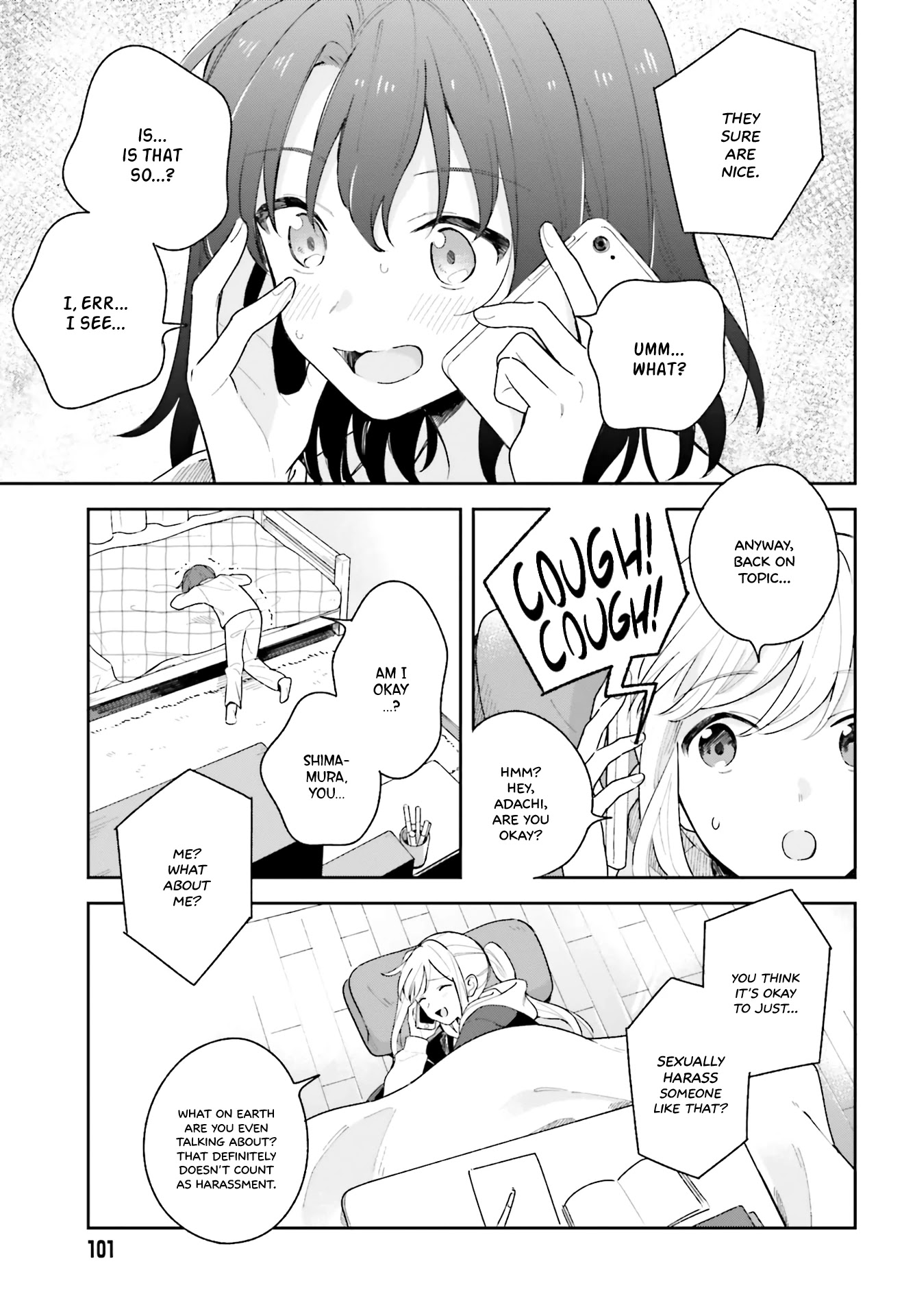 Adachi to Shimamura (Moke Yuzuhara) Chapter 13 page 3 - Chapter 13: Full-Marks Thighs