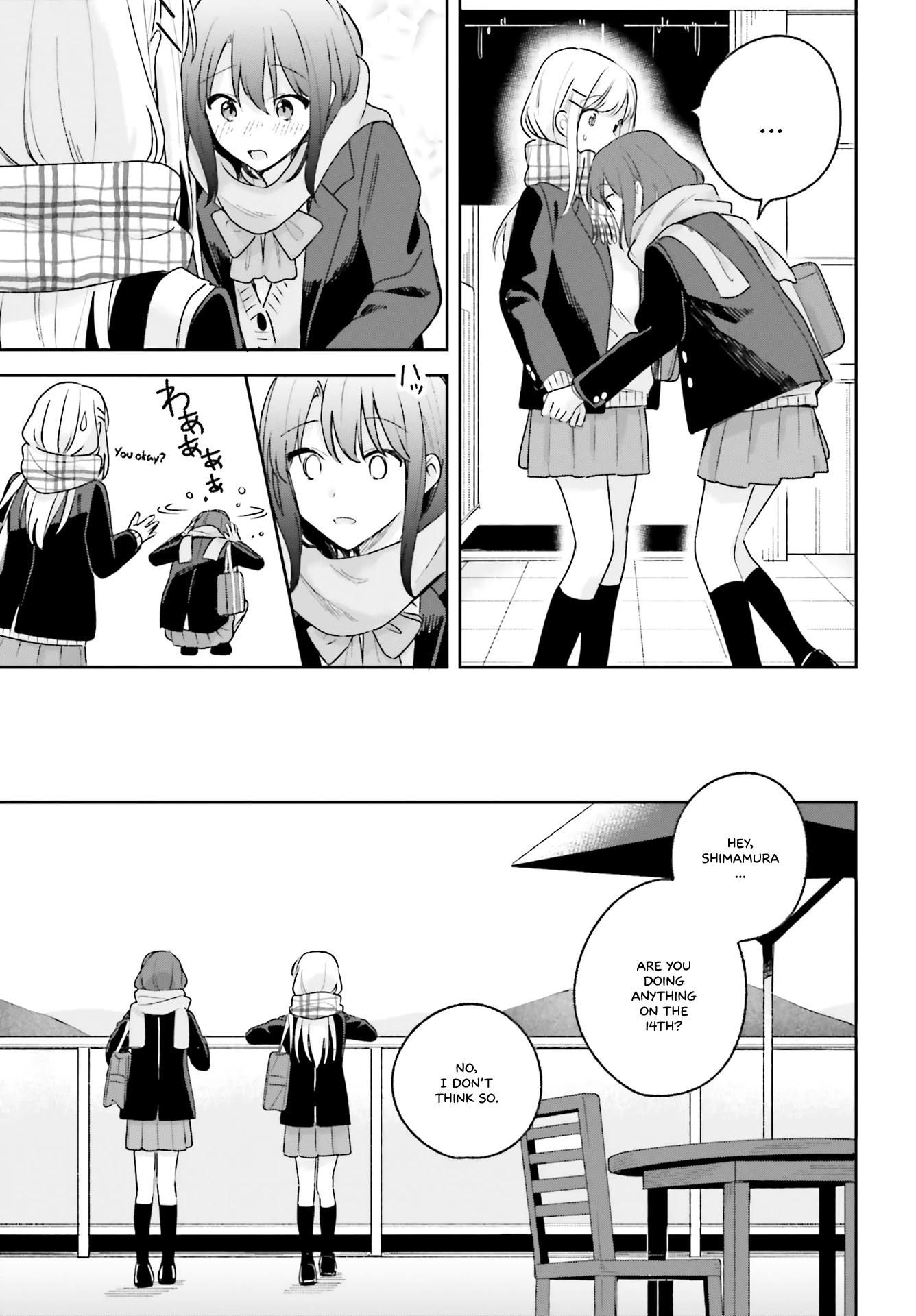 Adachi to Shimamura (Moke Yuzuhara) Chapter 14 page 17 - Chapter 14: Pick a Chocolate Fitting of Me