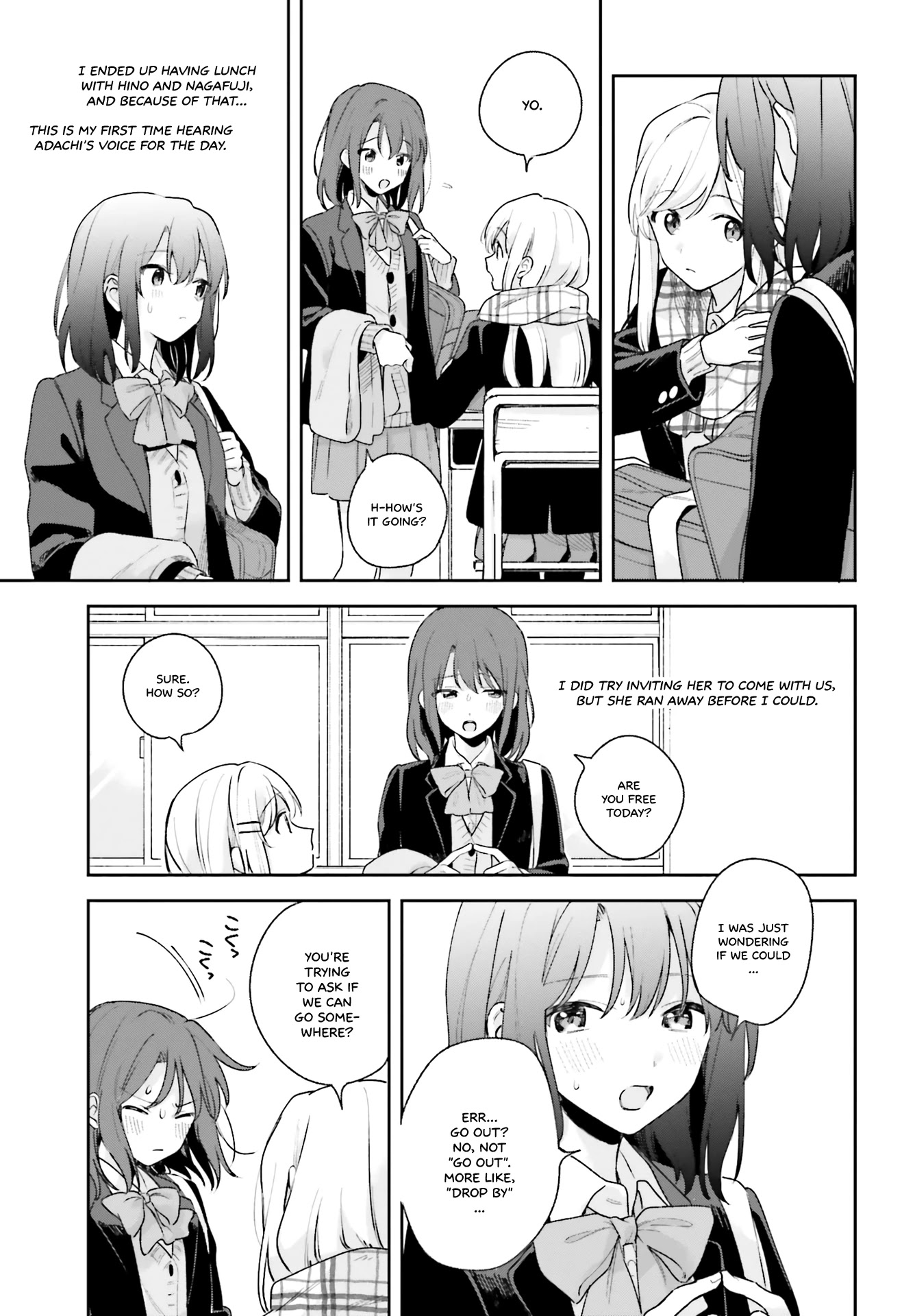 Adachi to Shimamura (Moke Yuzuhara) Chapter 14 page 5 - Chapter 14: Pick a Chocolate Fitting of Me