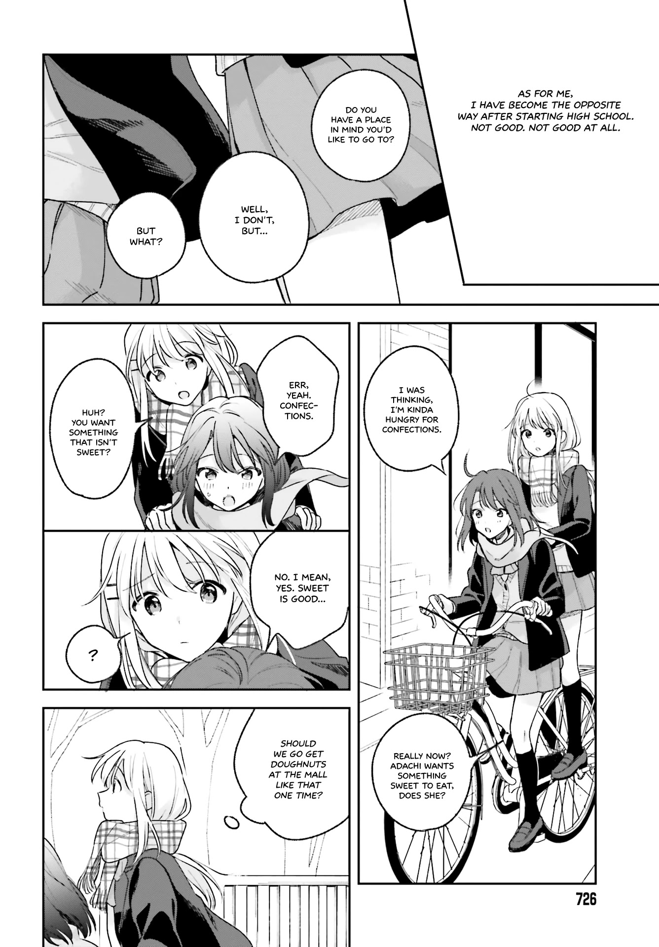 Adachi to Shimamura (Moke Yuzuhara) Chapter 14 page 8 - Chapter 14: Pick a Chocolate Fitting of Me
