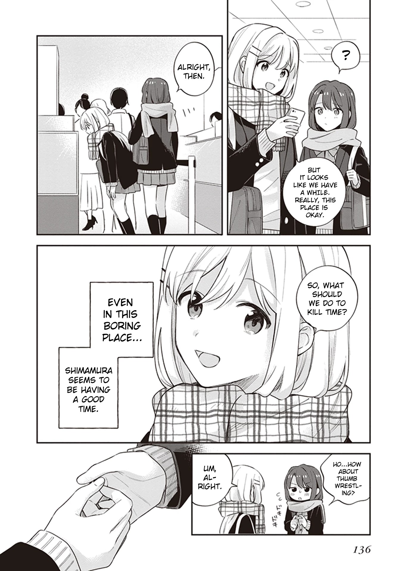 Adachi to Shimamura (Moke Yuzuhara) Chapter 17 page 12 - Chapter 17: Love That Embraces the Holy Mother - Marigold