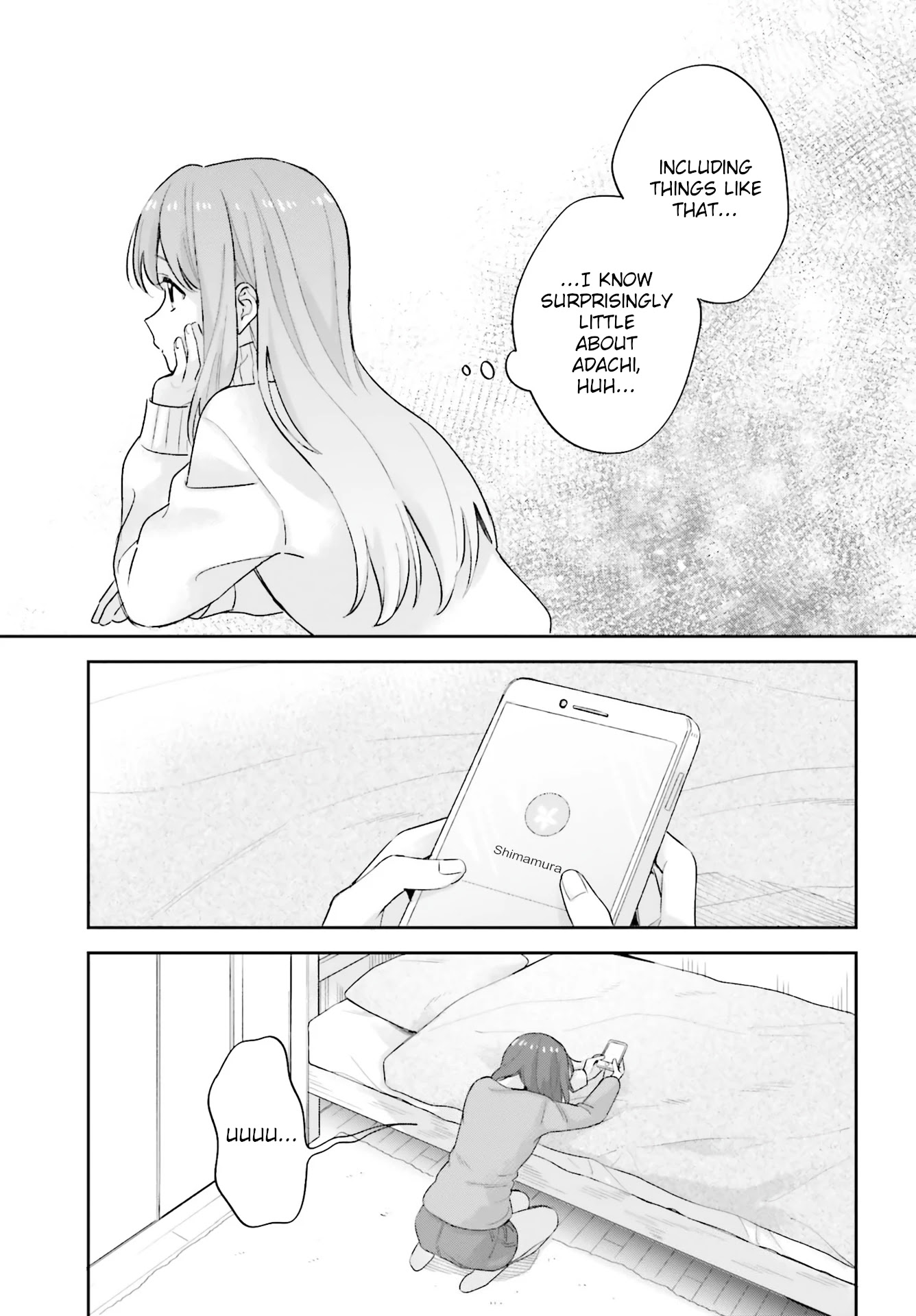 Adachi to Shimamura (Moke Yuzuhara) Chapter 19 page 17 - Chapter 19: Spring and Moon