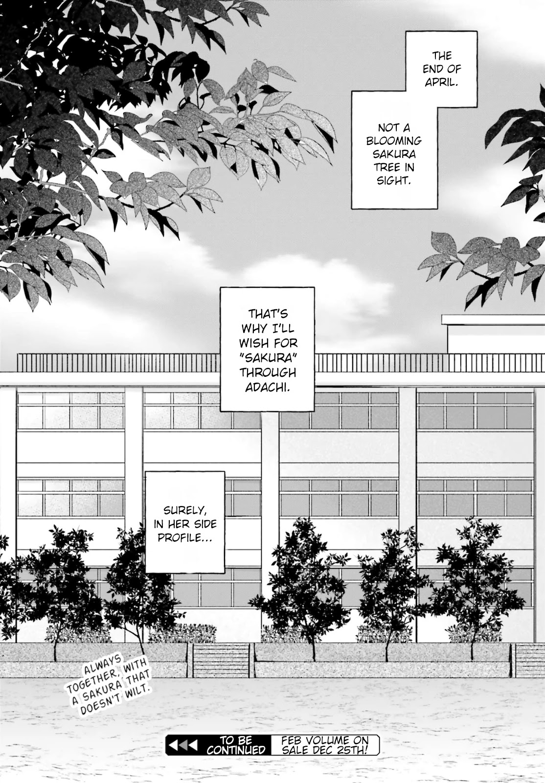 Adachi to Shimamura (Moke Yuzuhara) Chapter 25 page 14 - Chapter 25: Love & Sakura & ...