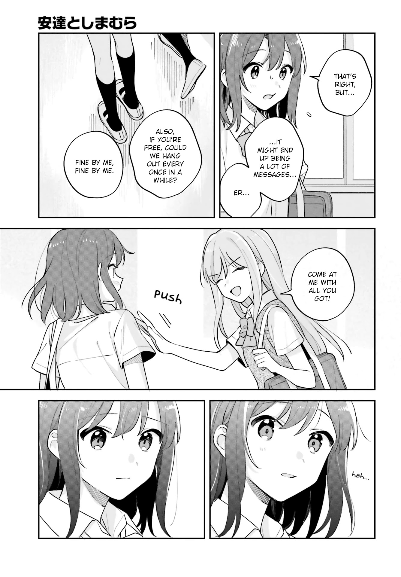 Adachi to Shimamura (Moke Yuzuhara) Chapter 26 page 7 - Chapter 26: Even If I Wasn't Asked, I'll Come Meet You