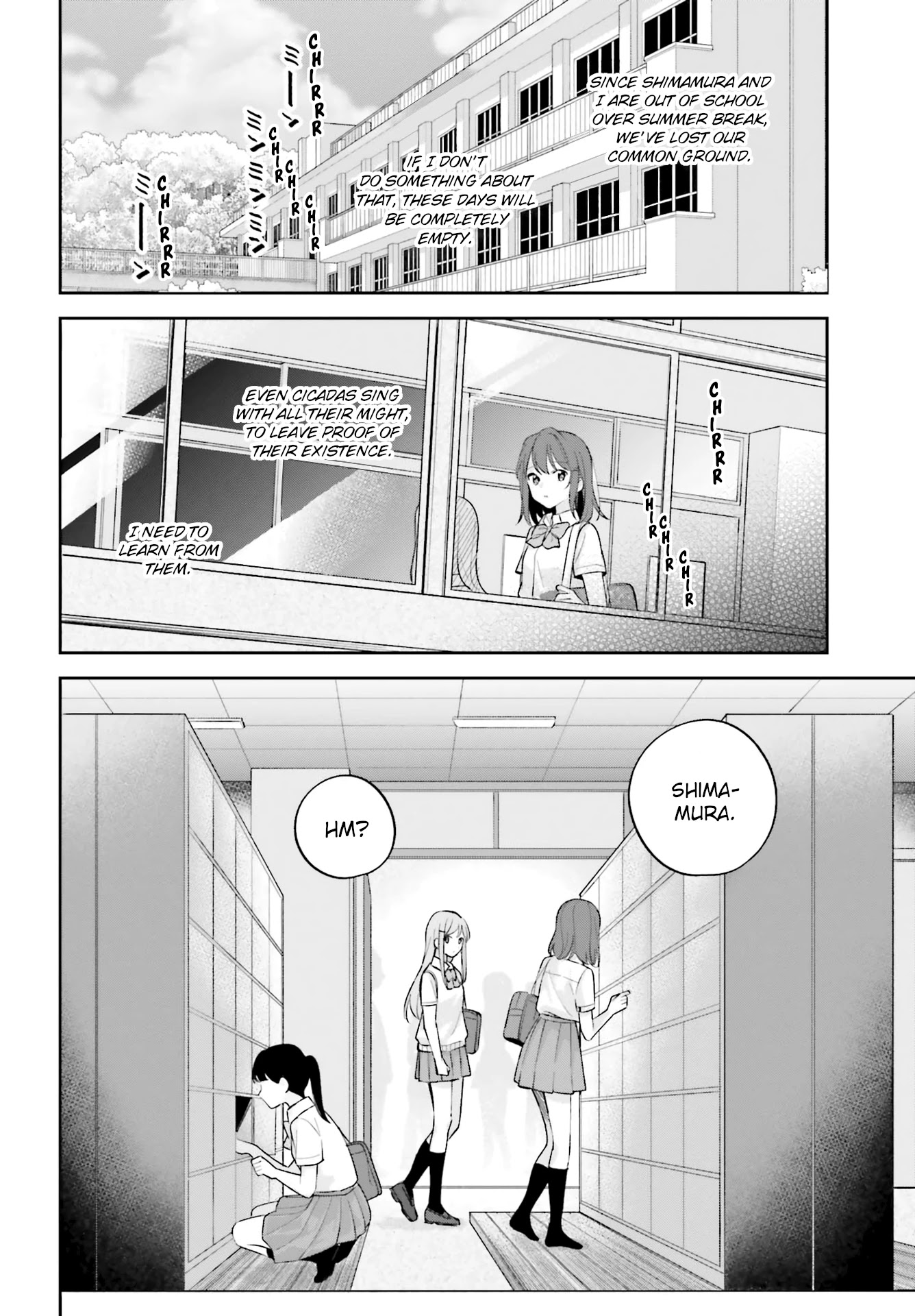 Adachi to Shimamura (Moke Yuzuhara) Chapter 26 page 8 - Chapter 26: Even If I Wasn't Asked, I'll Come Meet You