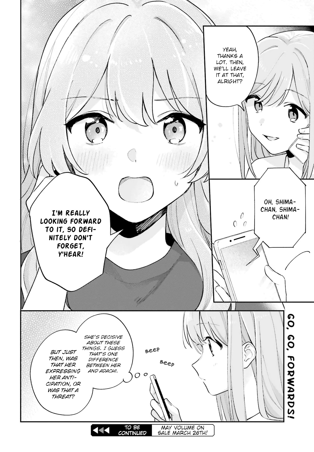 Adachi to Shimamura (Moke Yuzuhara) Chapter 27.1 page 12 - Chapter 27.1: Leaving Azure