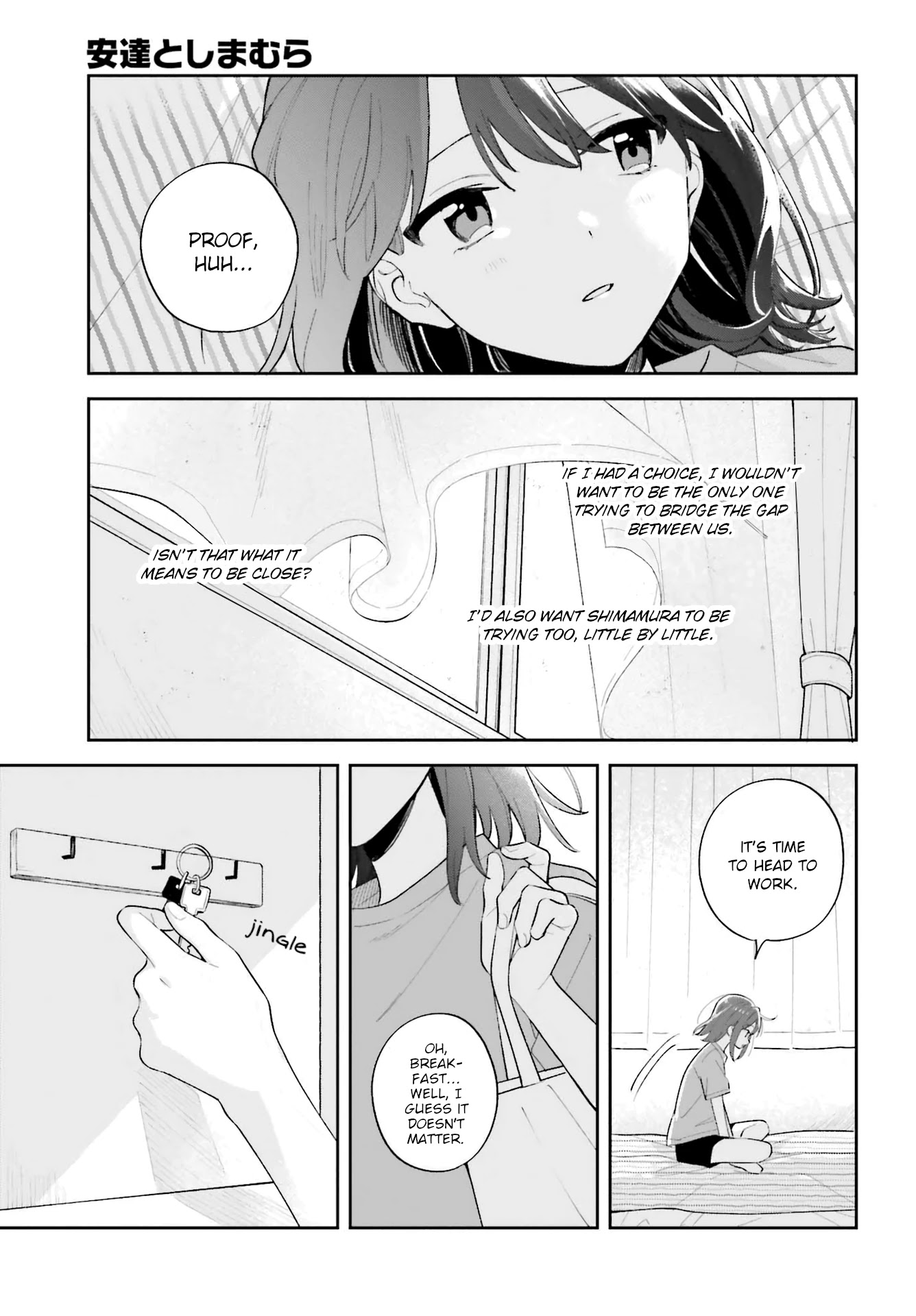 Adachi to Shimamura (Moke Yuzuhara) Chapter 27.1 page 3 - Chapter 27.1: Leaving Azure
