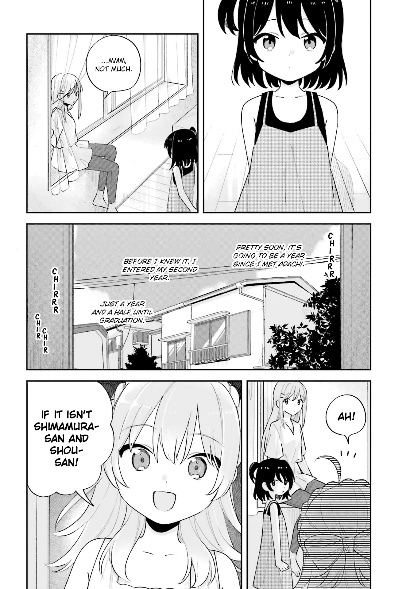 Adachi to Shimamura (Moke Yuzuhara) Chapter 27.1 page 6 - Chapter 27.1: Leaving Azure