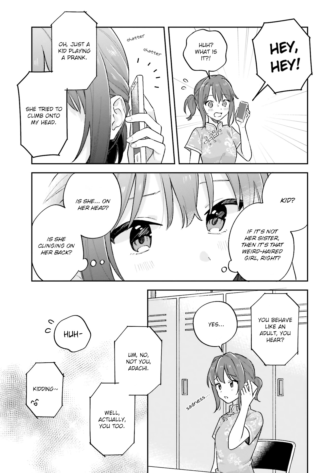 Adachi to Shimamura (Moke Yuzuhara) Chapter 27.2 page 5 - Chapter 27.2: Leaving Azure 2