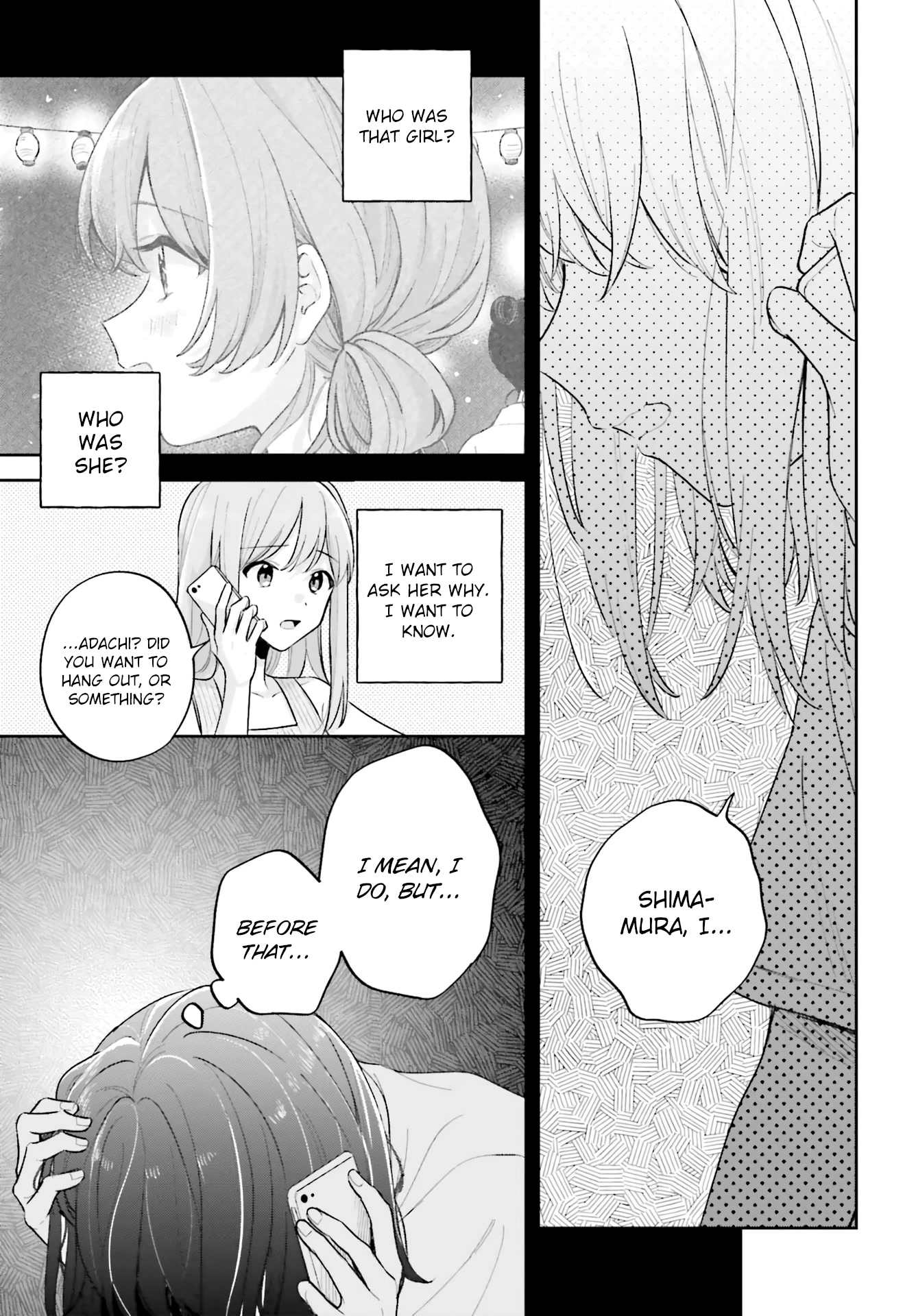 Adachi to Shimamura (Moke Yuzuhara) Chapter 30 page 11 - Chapter 30: Shimamura's Sword